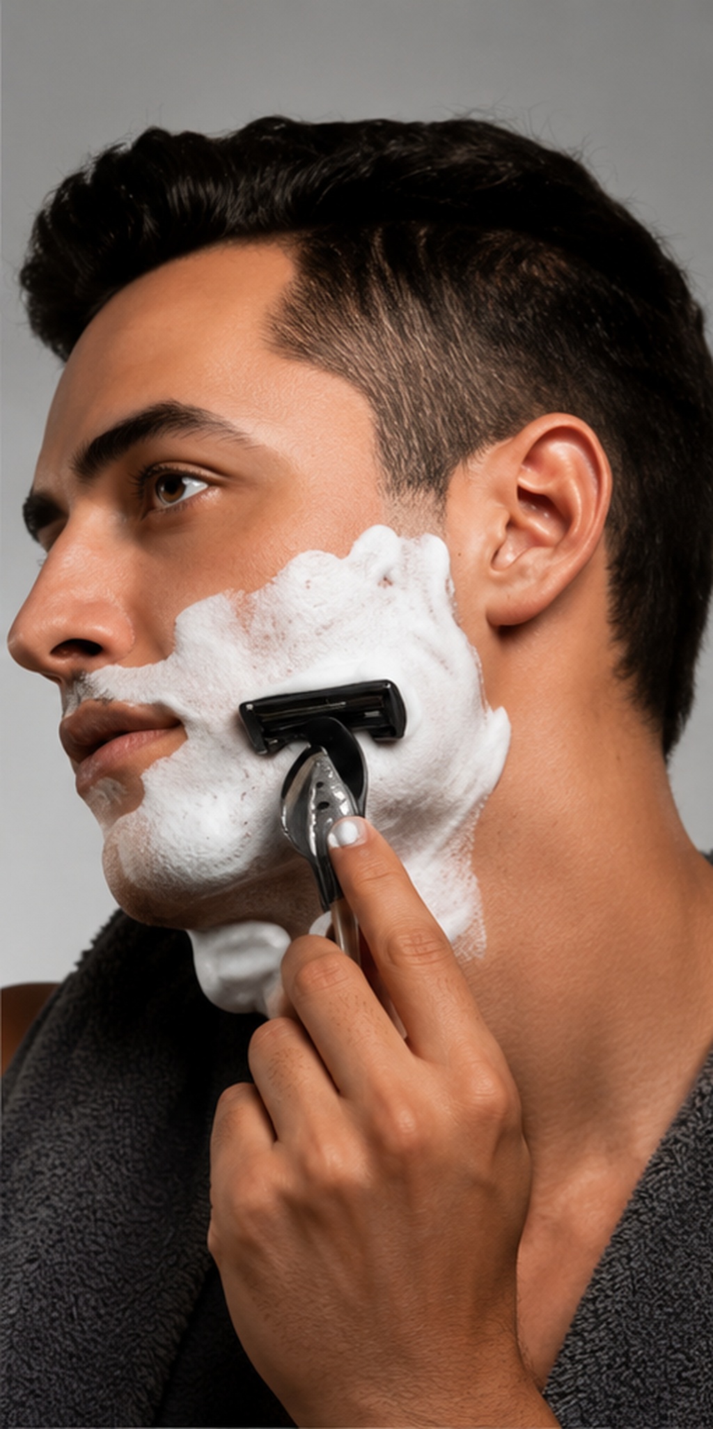 UFZ Matte Black Safety Razor & Stand